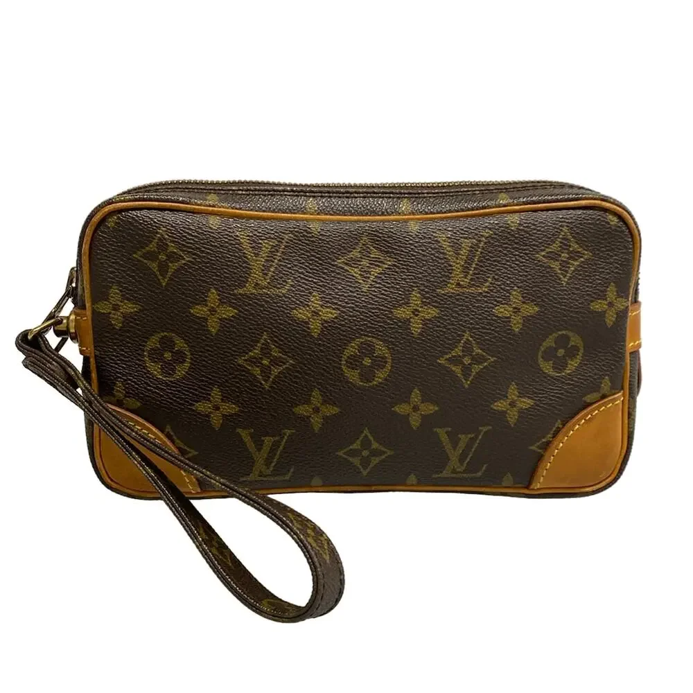 Louis Vuitton Marley Dragonne PM Monogram Mens Clutch Bag M51827
